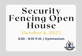  security fencing open house